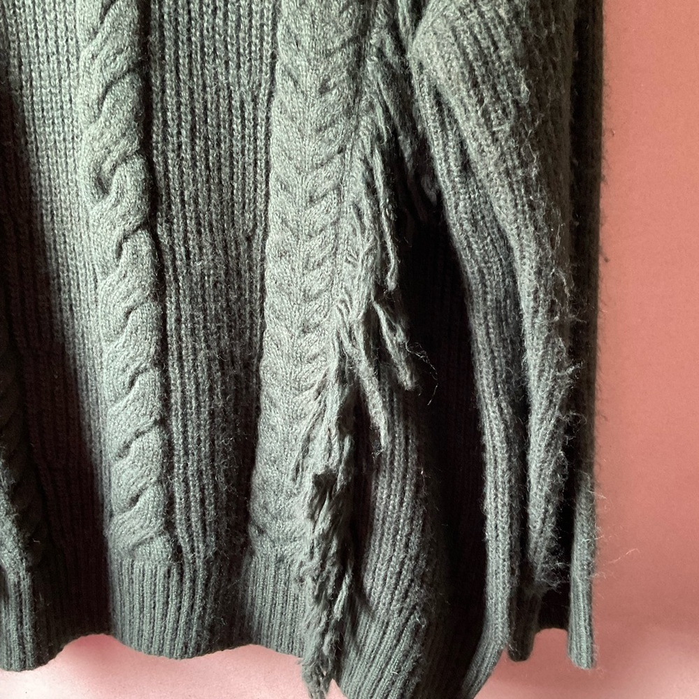 Wonderly Cable Knit Sweater. NWT Dark green. Size XL - Picture 2 of 10